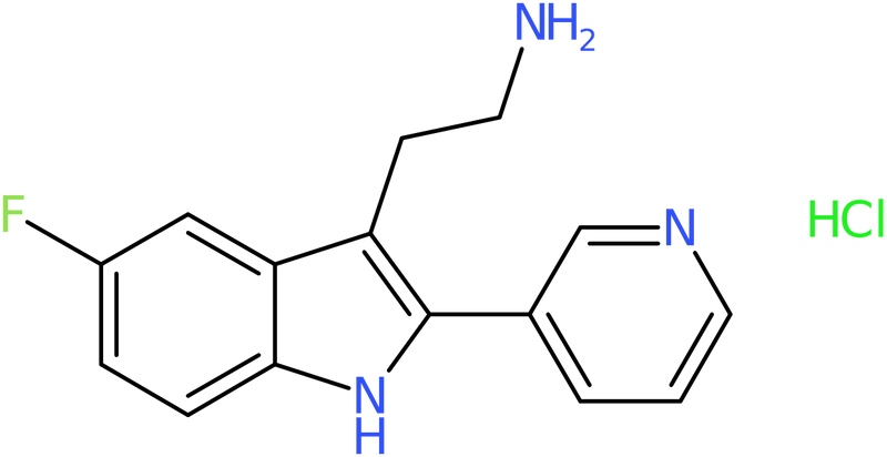 CAS: 1049787-77-0 | 3-(2-Aminoethyl)-5-fluoro-2-pyridin-3-yl-1H-indole hydrochloride, NX12463