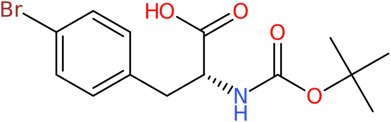 CAS: 79561-82-3 | 4-Bromo-D-phenylalanine, N-BOC protected, >98%, NX62237