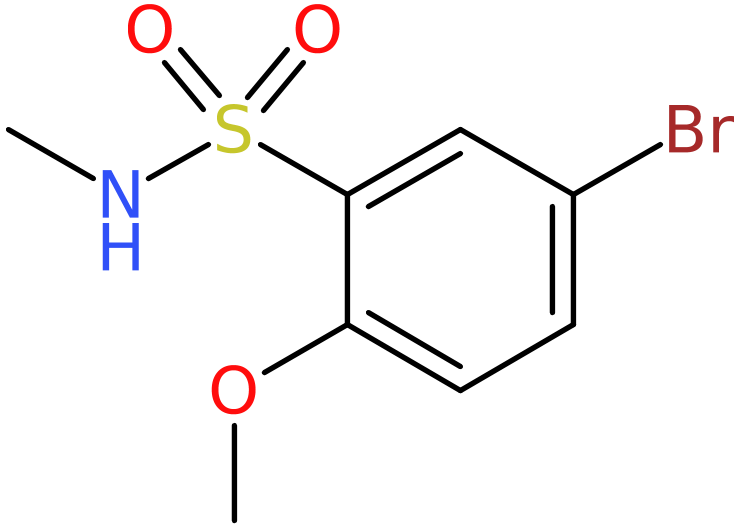 CAS: 871269-17-9 | 5-Bromo-2-methoxy-N-methylbenzenesulphonamide, >95%, NX65225