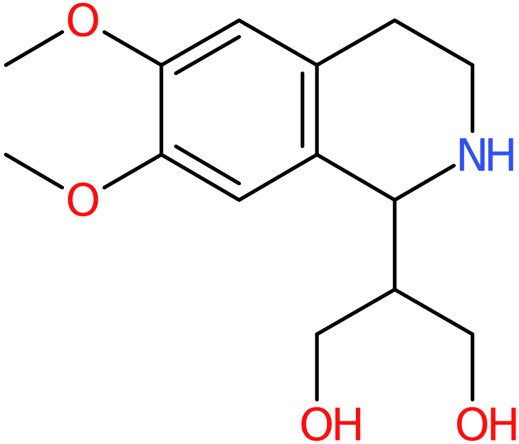 CAS: 98661-42-8 | 2-(6,7-Dimethoxy-1,2,3,4-tetrahydro-isoquinolin-1-yl)-propane-1,3-diol, NX71721