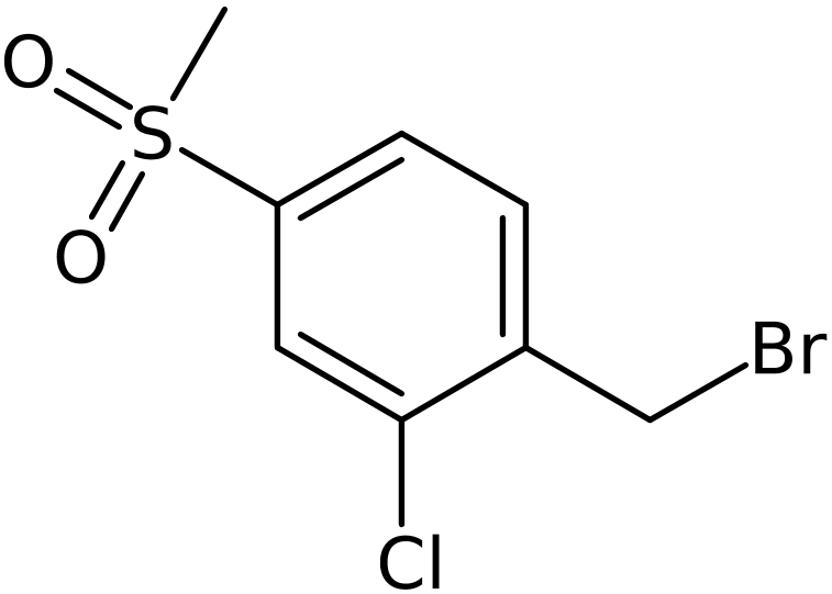 CAS: 180200-86-6 | 2-Chloro-4-(methylsulphonyl)benzyl bromide, >95%, NX30089