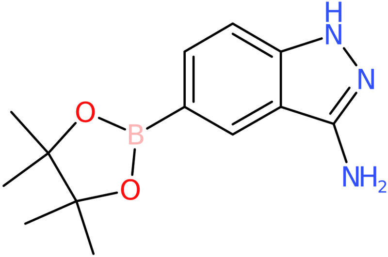 CAS: 953411-16-0 | 5-(4,4,5,5-Tetramethyl-1,3,2-dioxaborolan-2-yl)-indazol-3-amine, >96%, NX70853