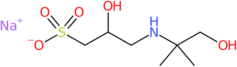 CAS: 102029-60-7 | N-(1,1-Dimethyl-2-hydroxyethyl)-3-amino-2-hydroxypropanesulphonic acid sodium salt, >98%, NX11431