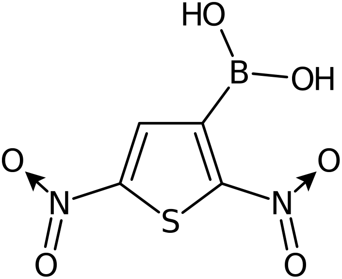 CAS: 2377608-57-4 | 2,5-Dinitrothiophene-3-boronic acid, >98%, NX36567