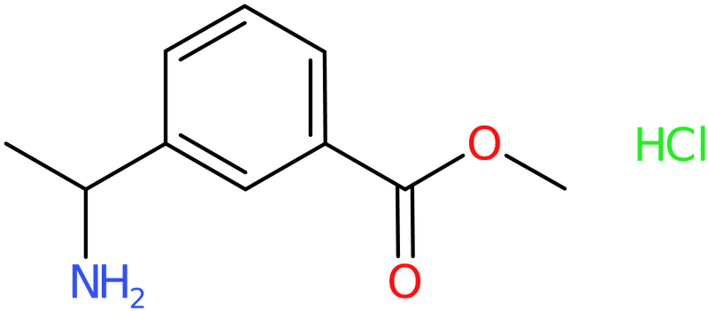 CAS: 1263378-68-2 | Methyl 3-(1-aminoethyl)benzoate hydrochloride, >95%, NX19743