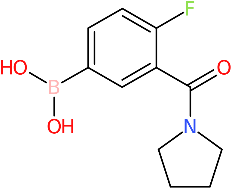 CAS: 874219-31-5 | 4-Fluoro-3-(pyrrolidin-1-ylcarbonyl)benzeneboronic acid, >98%, NX65460