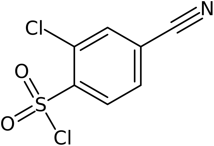 CAS: 254749-11-6 | 2-Chloro-4-cyanobenzenesulphonyl chloride, >95%, NX37907