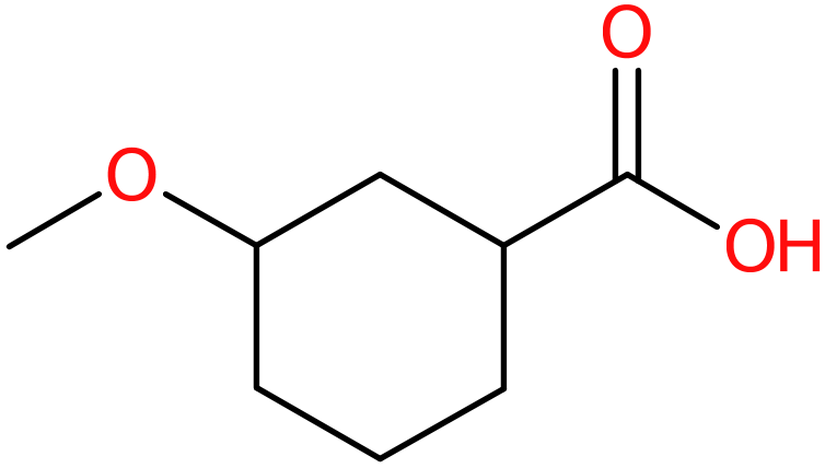 CAS: 99799-10-7 | 3-Methoxycyclohexanecarboxylic acid, >95%, NX71913