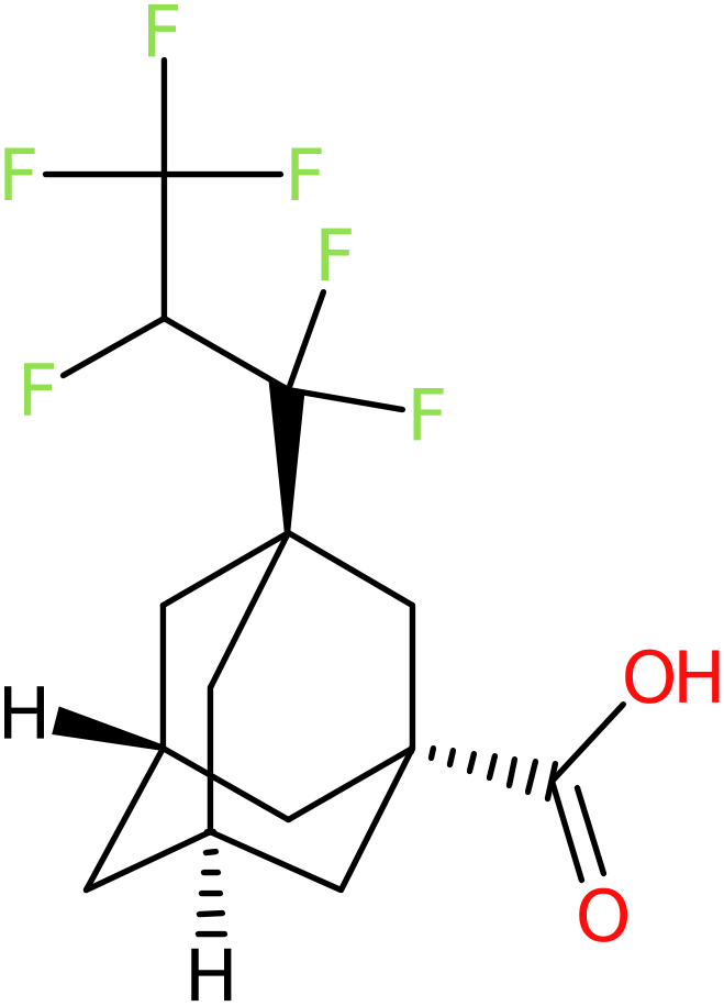 CAS: 86301-98-6 | 3-(2H-Perfluoropropyl)adamantane-1-carboxylic acid, >97%, NX64675