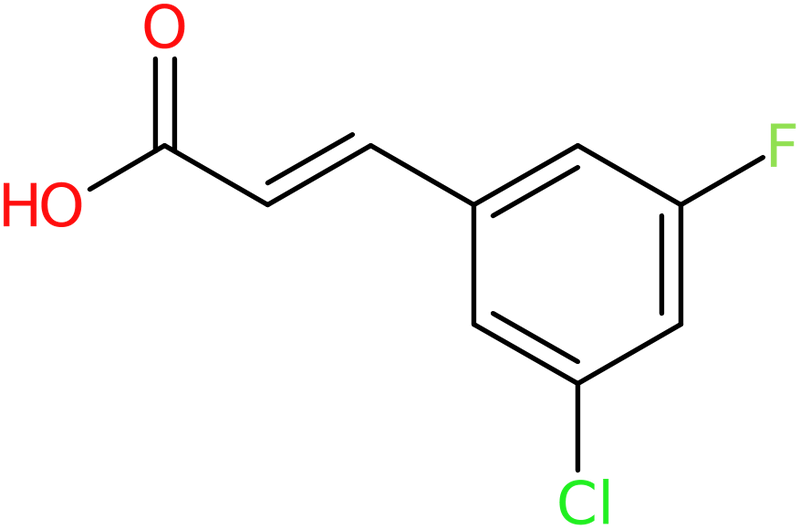 CAS: 936366-61-9 | 3-Chloro-5-fluorocinnamic acid, >95%, NX69711