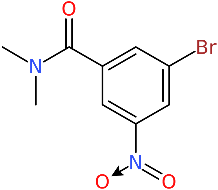 CAS: 929000-26-0 | 3-Bromo-N,N-dimethyl-5-nitrobenzamide, >98%, NX69312