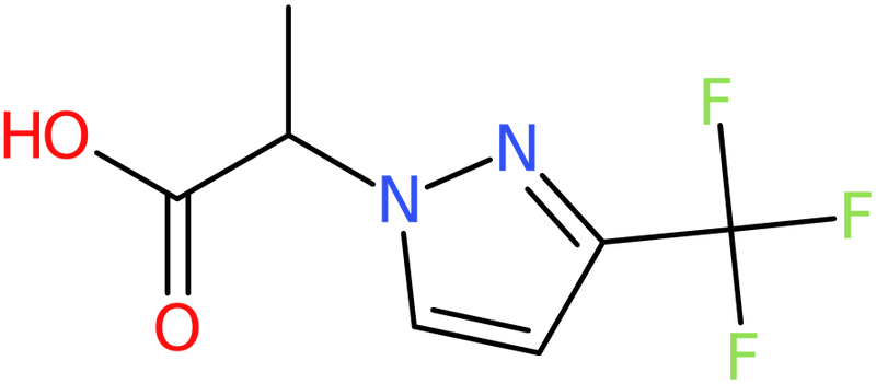 CAS: 1006328-54-6 | 2-[3-(Trifluoromethyl)-1H-pyrazol-1-yl]propanoic acid, NX10622