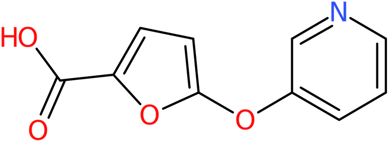 CAS: 852180-39-3 | 5-[(Pyridin-3-yl)oxy]-2-furoic acid, >97%, NX64122