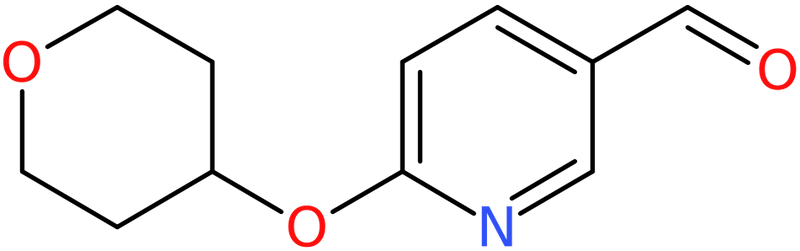 CAS: 910036-95-2 | 6-[(Tetrahydro-2H-pyran-4-yl)oxy]nicotinaldehyde, >97%, NX68220