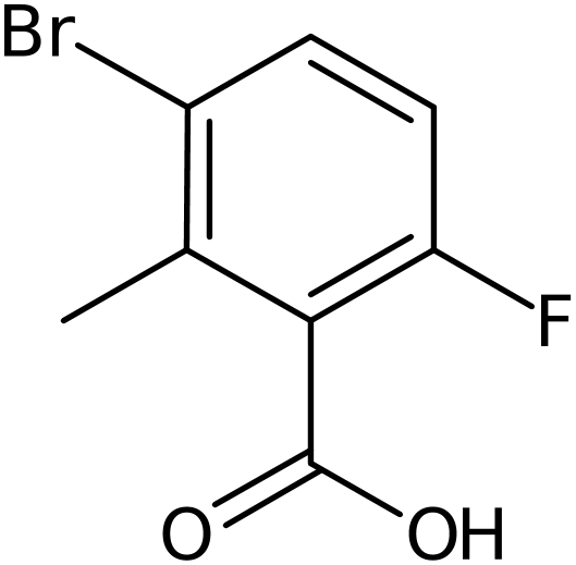 CAS: 1427373-55-4 | 3-Bromo-6-fluoro-2-methylbenzoic acid, >95%, NX23938