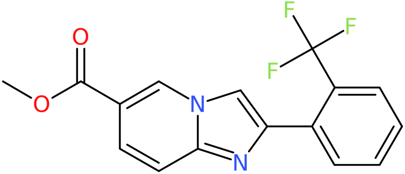 Methyl 2-[2-(trifluoromethyl)phenyl]imidazo[1,2-a]pyridine-6-carboxylate, NX74523