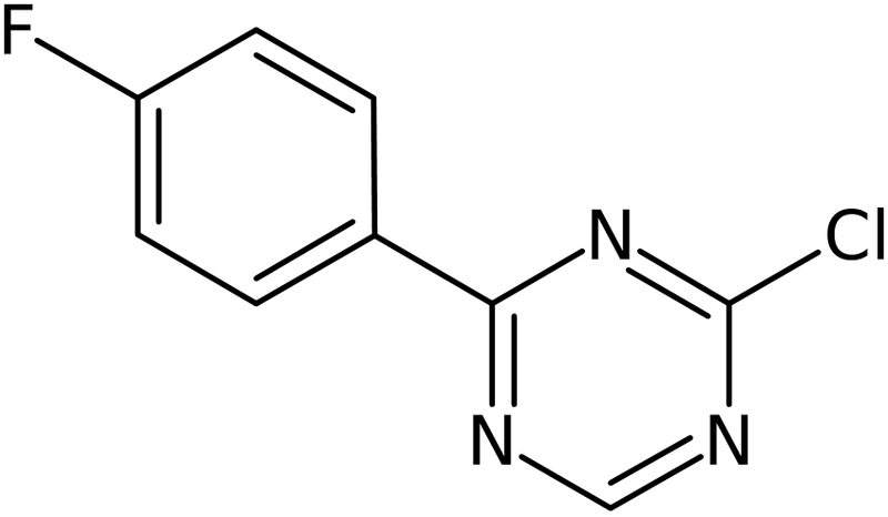 CAS: 1053658-58-4 | 2-Chloro-4-(4-fluorophenyl)-1,3,5-triazine, NX12647