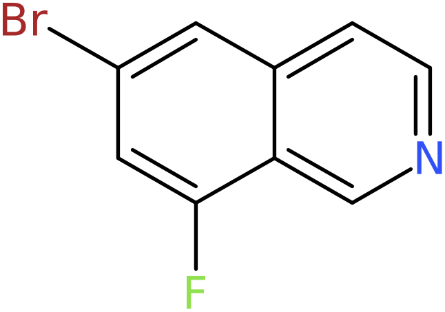 CAS: 1258833-77-0 | 6-Bromo-8-fluoroisoquinoline, >98%, NX19281