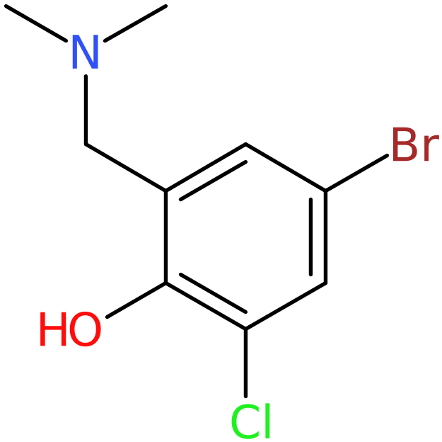 CAS: 924868-93-9 | 4-Bromo-2-chloro-6-[(dimethylamino)methyl]phenol, NX69112