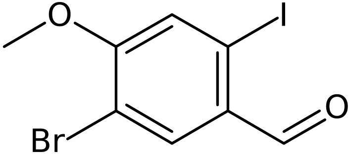 CAS: 1269293-42-6 | 5-Bromo-2-iodo-4-methoxybenzaldehyde, >95%, NX19854