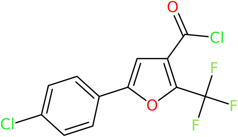 CAS: 175276-61-6 | 5-(4-Chlorophenyl)-2-(trifluoromethyl)furan-3-carbonyl chloride, >97%, NX29338