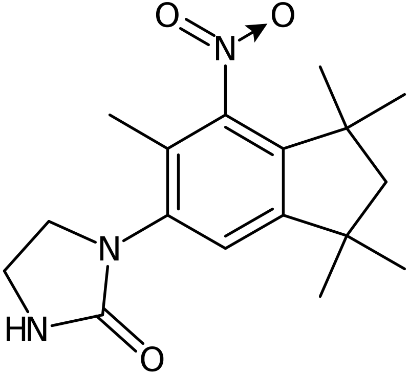 CAS: 1209101-05-2 | 1-(7-Nitro-1,1,3,3,6-pentamethylindan-5-yl)imidazolidin-2-one, NX17295