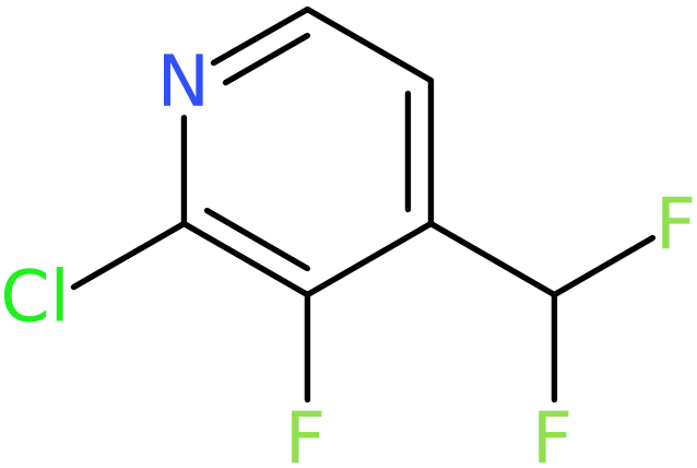 CAS: 1262413-59-1 | 2-Chloro-4-(difluoromethyl)-3-fluoropyridine, >97%, NX19690