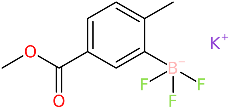 Potassium trifluoro[5-(methoxycarbonyl)-2-methylphenyl]boranuide, NX74436