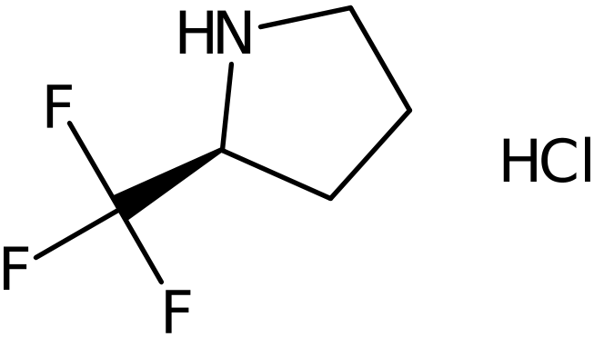 CAS: 1410903-57-9 | (2S)-2-Trifluoromethylpyrrolidine hydrochloride, >97%, NX23524