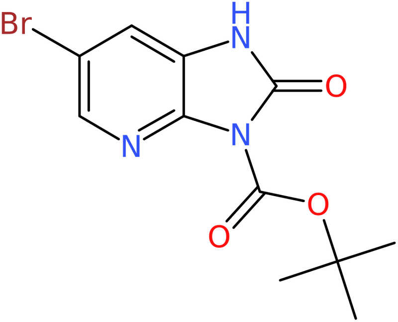 CAS: 1021919-65-2 | tert-Butyl 6-bromo-2-oxo-1,2-dihydro-3H-imidazo[4,5-b]pyridine-3-carboxylate, NX11496