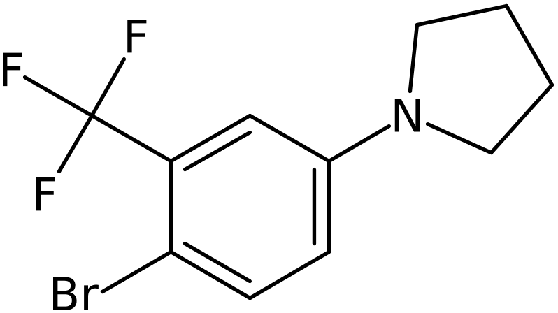 CAS: 1020252-86-1 | 1-[4-Bromo-3-(trifluoromethyl)phenyl]pyrrolidine, >98%, NX11423