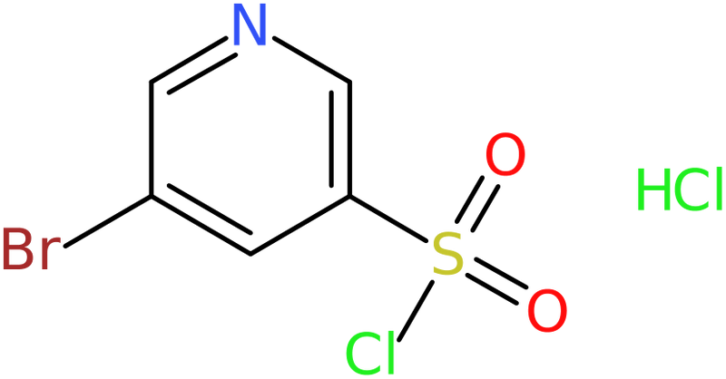 CAS: 913836-25-6 | 5-Bromopyridine-3-sulphonyl chloride hydrochloride, >95%, NX68477