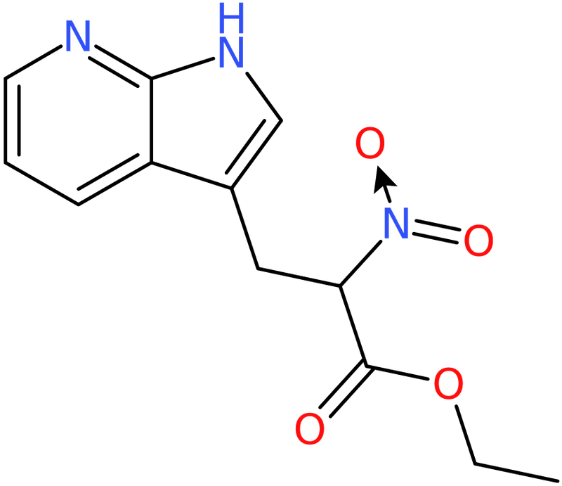 CAS: 1373348-96-9 | Ethyl 2-nitro-3-{1H-pyrrolo[2,3-b]pyridin-3-yl}propanoate, NX22549