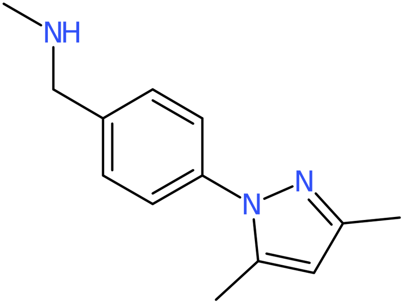 CAS: 937796-07-1 | 4-(3,5-Dimethyl-1H-pyrazol-1-yl)-N-methylbenzylamine, >95%, NX69870