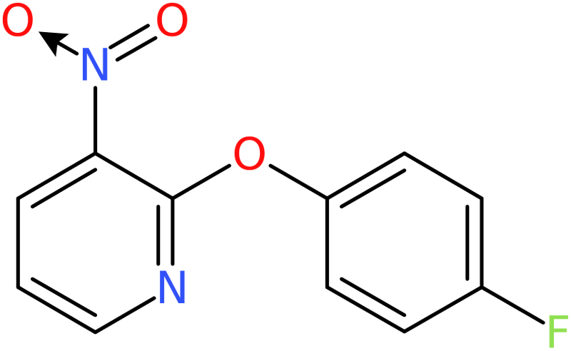 CAS: 147143-58-6 | 2-(4-Fluorophenoxy)-3-nitropyridine, >97%, NX25040