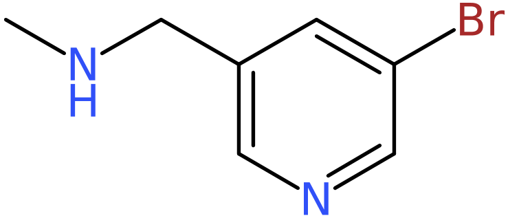 CAS: 73335-64-5 | 3-Bromo-5-[(methylamino)methyl]pyridine, >95%, NX59971