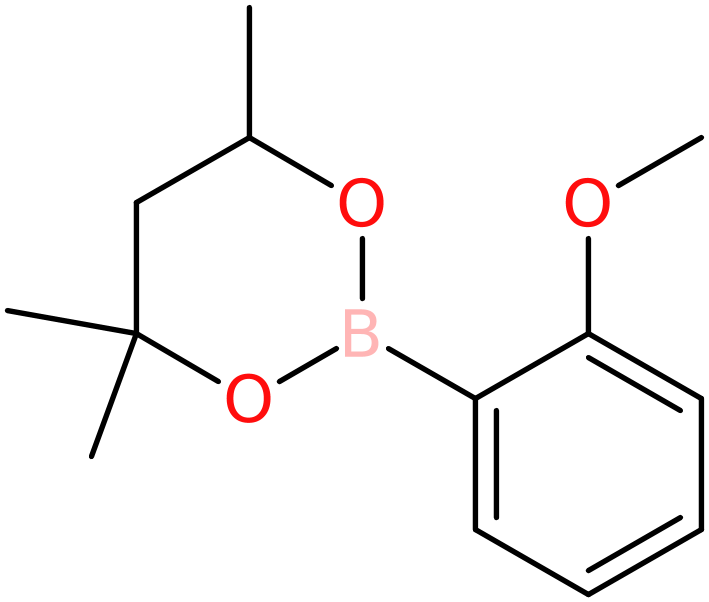 CAS: 934558-37-9 | 2-(2-Methoxyphenyl)-4,4,6-trimethyl-1,3,2-dioxaborinane, NX69621