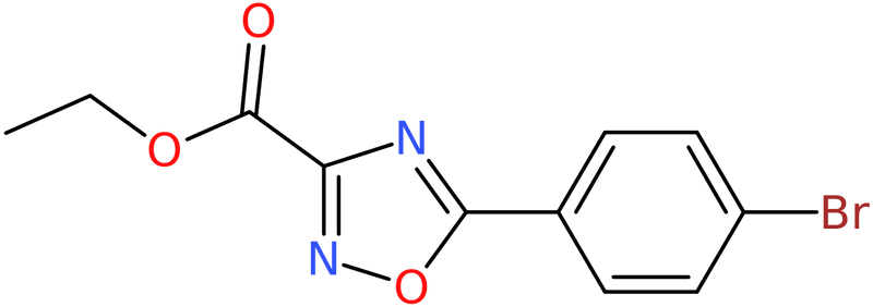 CAS: 1053656-27-1 | Ethyl 5-(4-bromophenyl)-[1,2,4]oxadiazole-3-carboxylate, NX12610