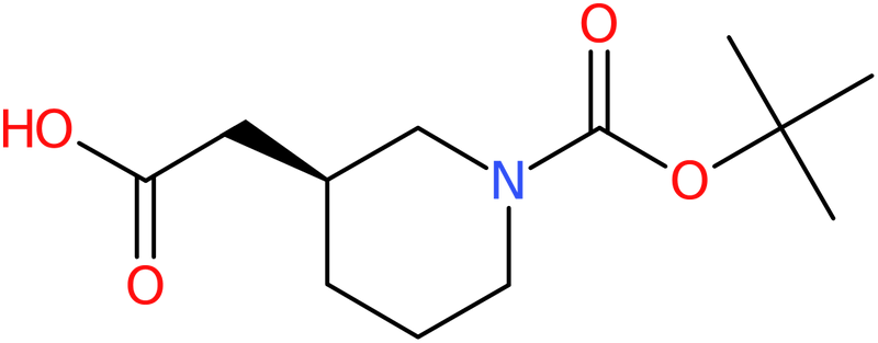 CAS: 941289-27-6 | (S)-2-(1-(tert-Butoxycarbonyl)piperidin-3-yl)acetic acid, >95%, NX70014