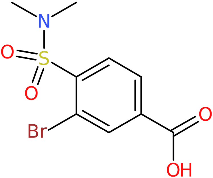 CAS: 1019384-91-8 | 3-Bromo-4-(dimethylsulfamoyl)benzoic acid, NX11356