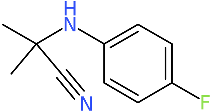 CAS: 121071-28-1 | 2-[(4-Fluorophenyl)amino]-2-methylpropanenitrile, NX17382