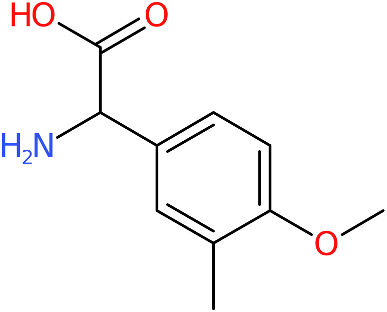 CAS: 1024613-61-3 | 2-Amino-2-(4-methoxy-3-methyl-phenyl)acetic acid, NX11572