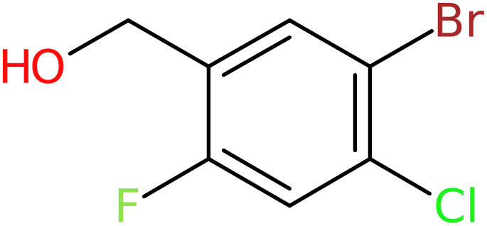 CAS: 1785275-10-6 | 5-Bromo-4-chloro-2-fluorobenzyl alcohol, >98%, NX29882
