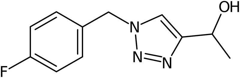 CAS: 1443291-24-4 | 1-{1-[(4-Fluorophenyl)methyl]-1H-1,2,3-triazol-4-yl}ethan-1-ol, NX24494