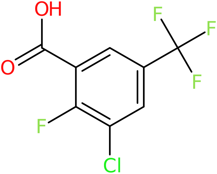 CAS: 129931-45-9 | 3-Chloro-2-fluoro-5-(trifluoromethyl)benzoic acid, >98%, NX20373