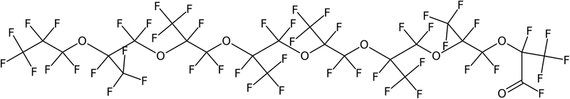 CAS: 13140-25-5 | Perfluoro-2,5,8,11,14,17,20-heptamethyl-3,6,9,12,15,18,21-heptaoxatetracosanoyl fluoride, >90%, NX20798