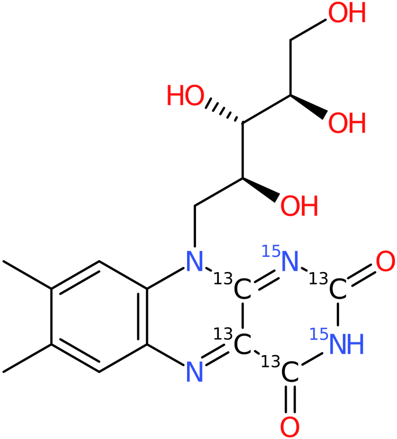 Riboflavin-[13C4,15N2] (Vitamin B2), NX72603