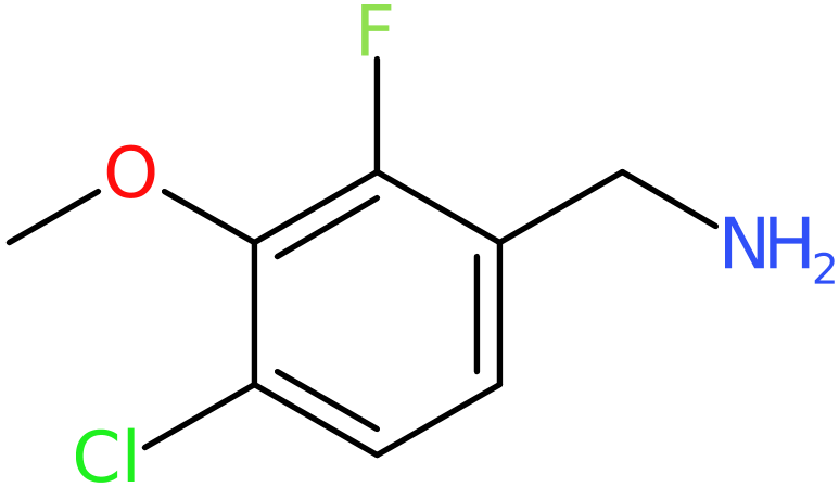 CAS: 1323966-34-2 | 4-Chloro-2-fluoro-3-methoxybenzylamine, >95%, NX21062