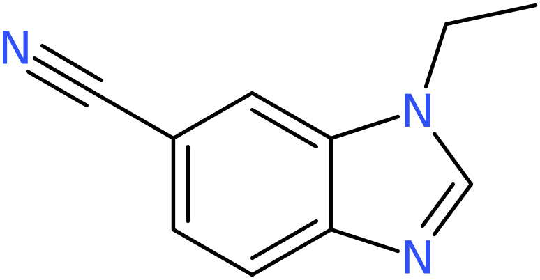 CAS: 1215205-91-6 | 6-Cyano-1-ethylbenzoimidazole, >98%, NX17734