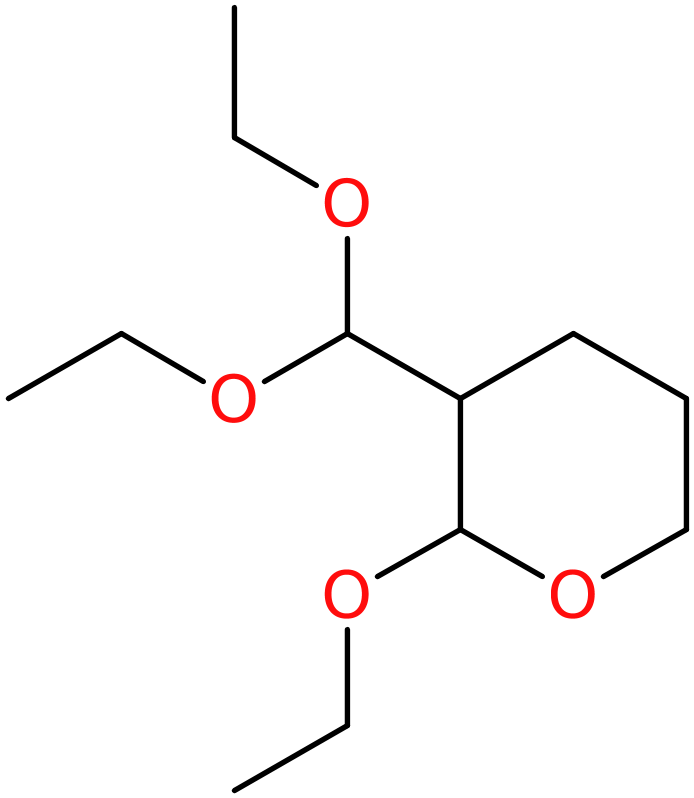 CAS: 69549-51-5 | 3-(Diethoxymethyl)-2-ethoxytetrahydro-2H-pyran, NX58612